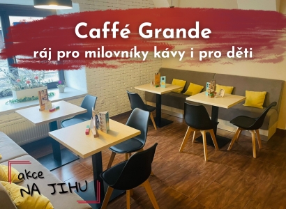 Caffé Grande v Blatné. Ráj pro milovníky kávy i pro děti.